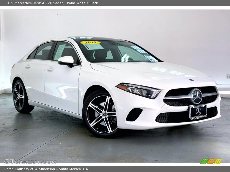 Polar White / Black 2019 Mercedes-Benz A 220 Sedan