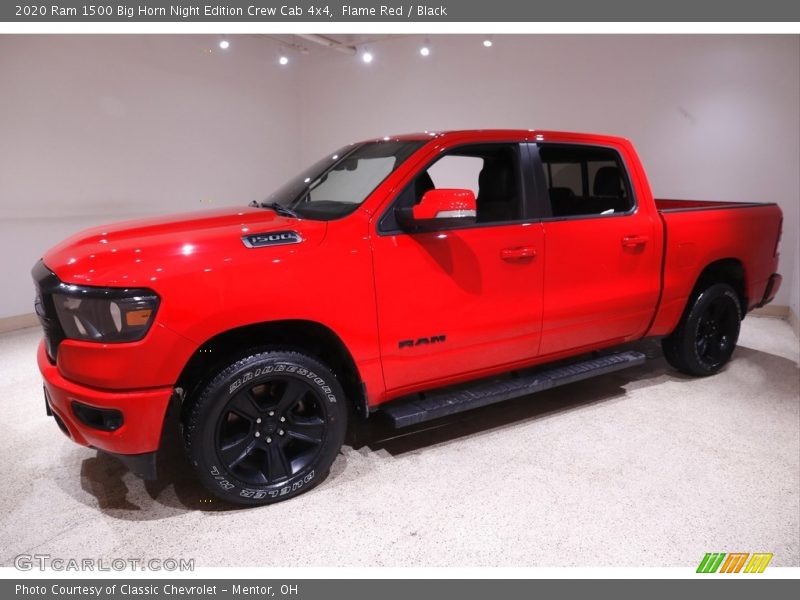 Flame Red / Black 2020 Ram 1500 Big Horn Night Edition Crew Cab 4x4