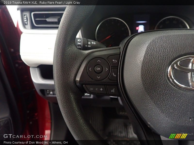 Ruby Flare Pearl / Light Gray 2019 Toyota RAV4 XLE