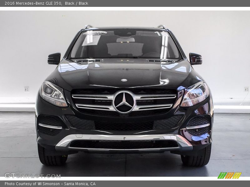 Black / Black 2016 Mercedes-Benz GLE 350