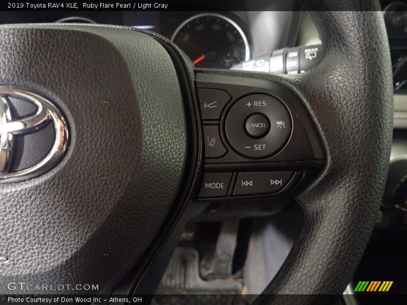 Ruby Flare Pearl / Light Gray 2019 Toyota RAV4 XLE