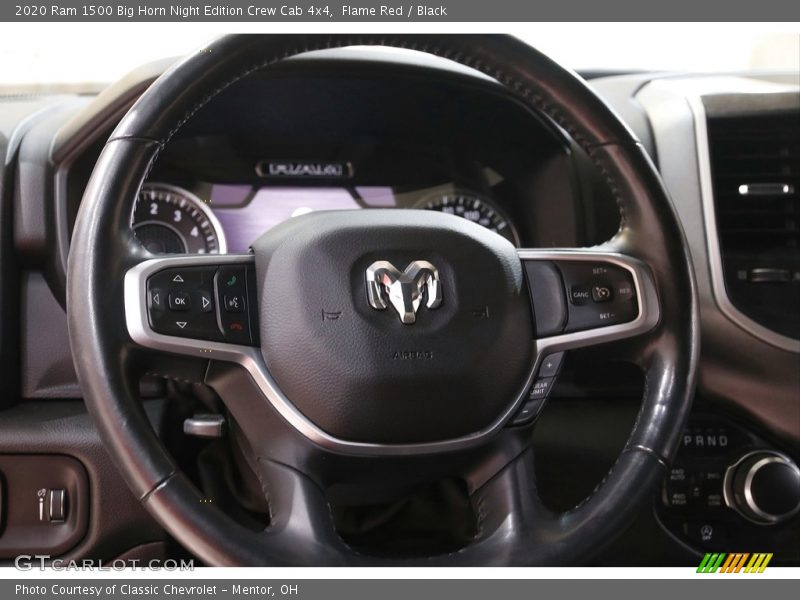 Flame Red / Black 2020 Ram 1500 Big Horn Night Edition Crew Cab 4x4