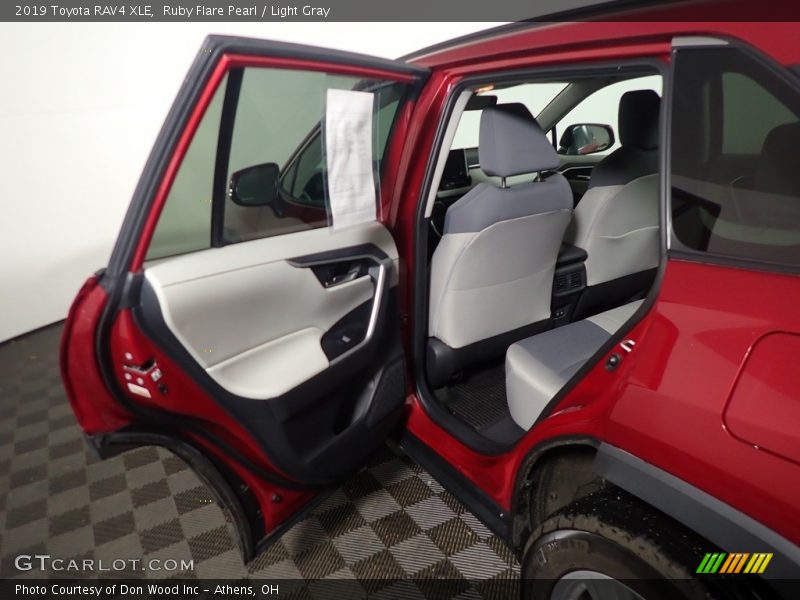 Ruby Flare Pearl / Light Gray 2019 Toyota RAV4 XLE