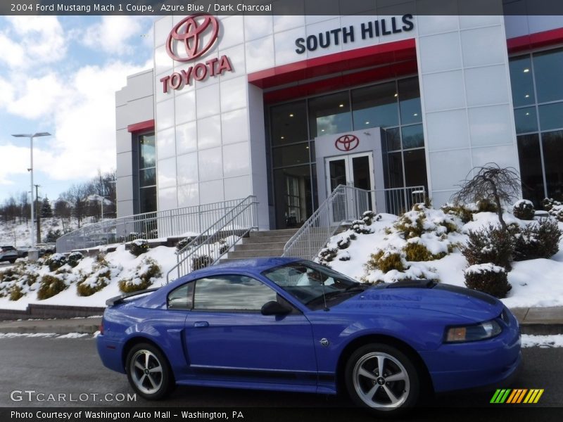 Azure Blue / Dark Charcoal 2004 Ford Mustang Mach 1 Coupe