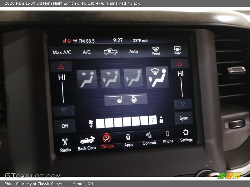 Flame Red / Black 2020 Ram 1500 Big Horn Night Edition Crew Cab 4x4