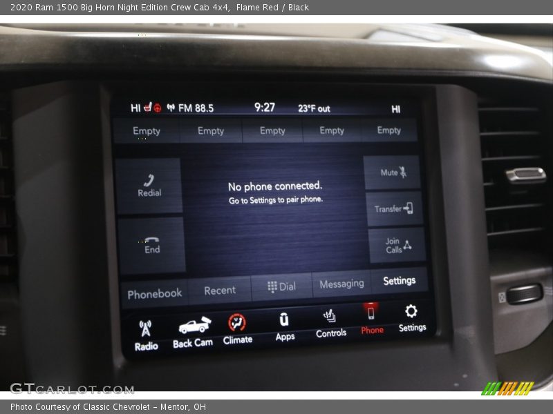 Flame Red / Black 2020 Ram 1500 Big Horn Night Edition Crew Cab 4x4