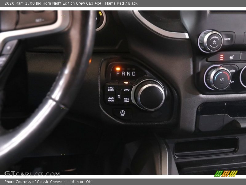 Flame Red / Black 2020 Ram 1500 Big Horn Night Edition Crew Cab 4x4