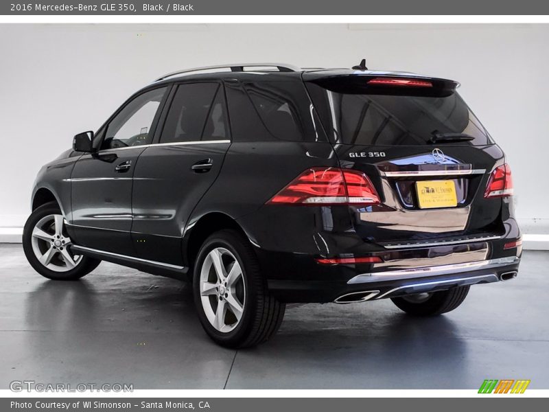 Black / Black 2016 Mercedes-Benz GLE 350