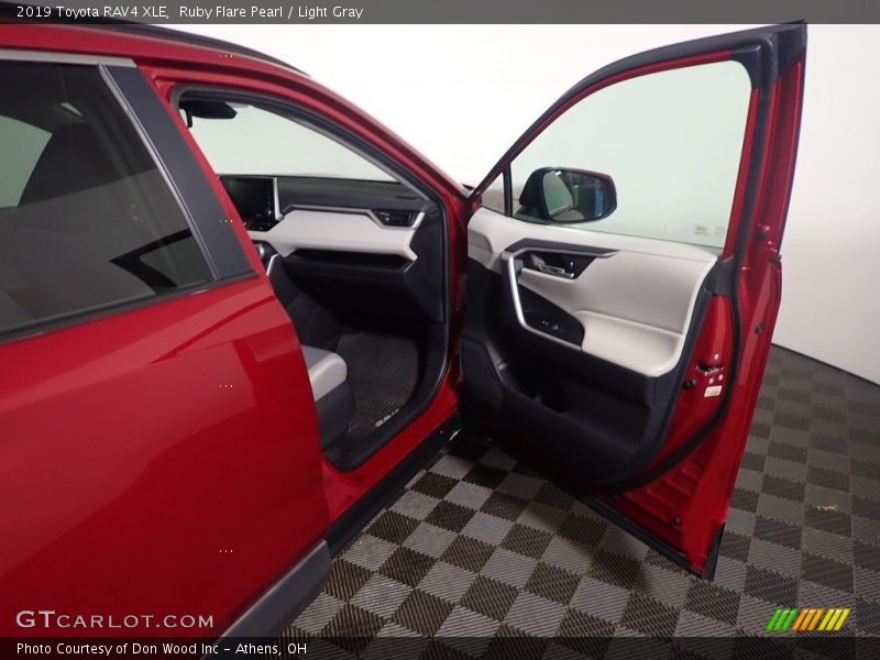 Ruby Flare Pearl / Light Gray 2019 Toyota RAV4 XLE