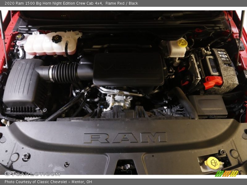 Flame Red / Black 2020 Ram 1500 Big Horn Night Edition Crew Cab 4x4