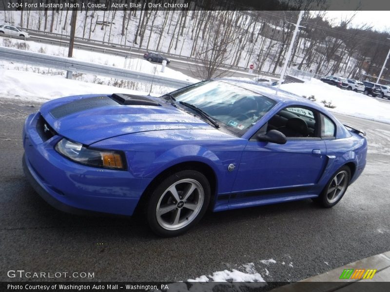 Azure Blue / Dark Charcoal 2004 Ford Mustang Mach 1 Coupe