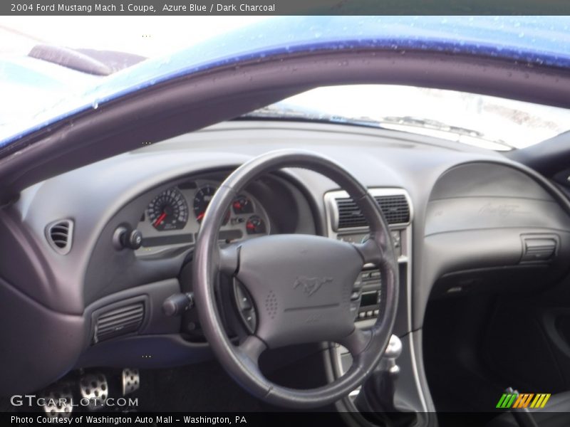 Azure Blue / Dark Charcoal 2004 Ford Mustang Mach 1 Coupe