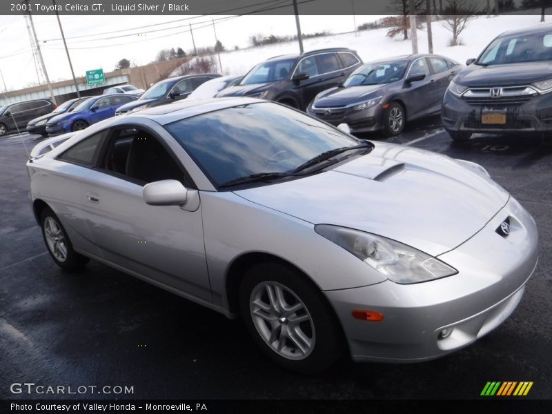 Liquid Silver / Black 2001 Toyota Celica GT