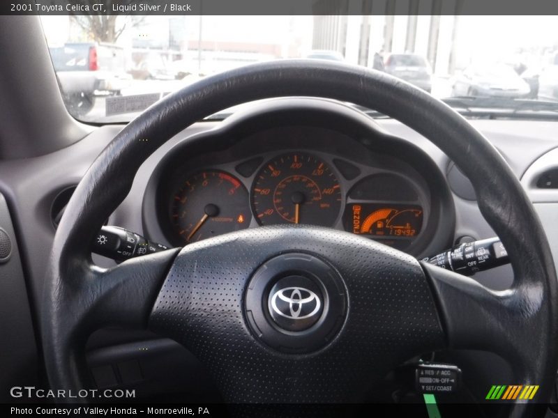 Liquid Silver / Black 2001 Toyota Celica GT