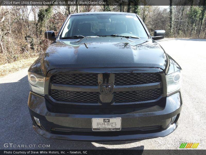 Black / Black/Diesel Gray 2014 Ram 1500 Express Quad Cab 4x4