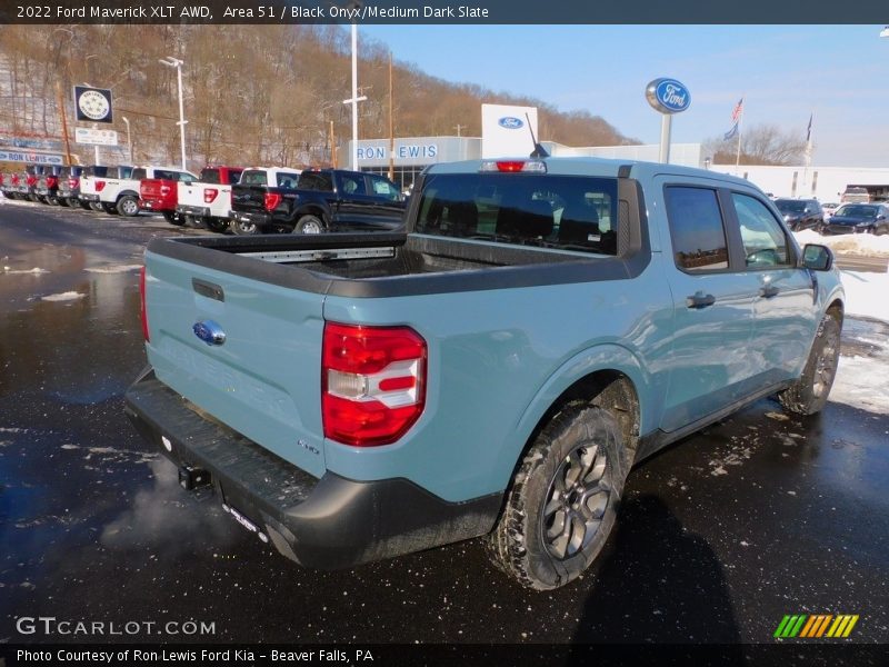 Area 51 / Black Onyx/Medium Dark Slate 2022 Ford Maverick XLT AWD