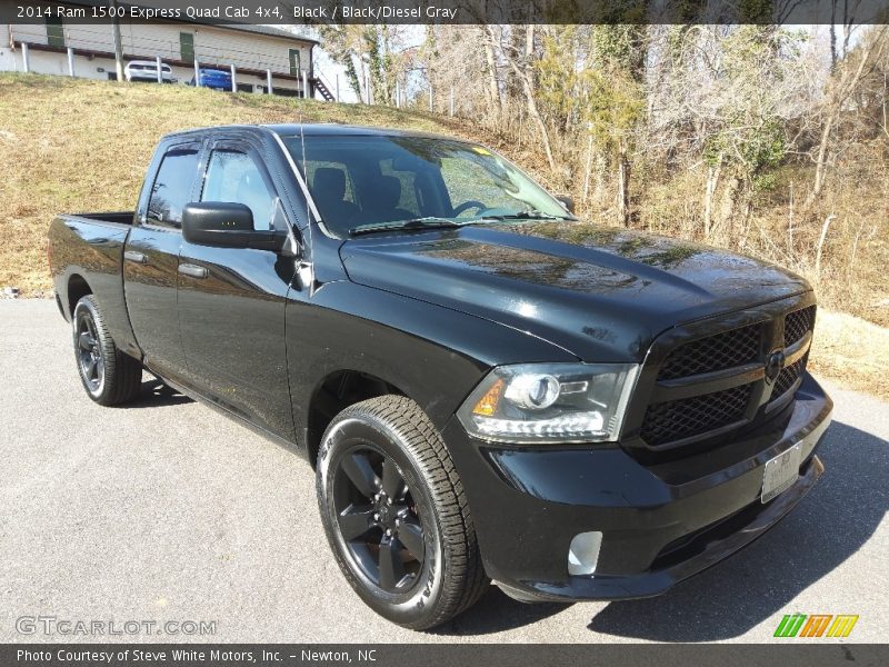 Black / Black/Diesel Gray 2014 Ram 1500 Express Quad Cab 4x4