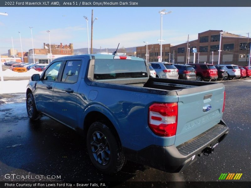Area 51 / Black Onyx/Medium Dark Slate 2022 Ford Maverick XLT AWD