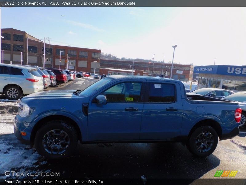 Area 51 / Black Onyx/Medium Dark Slate 2022 Ford Maverick XLT AWD