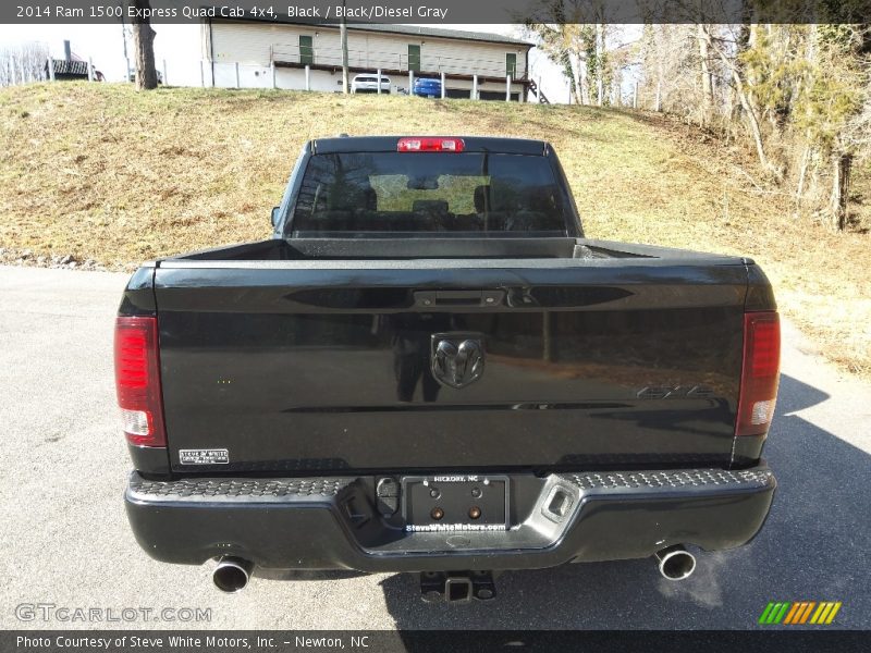 Black / Black/Diesel Gray 2014 Ram 1500 Express Quad Cab 4x4