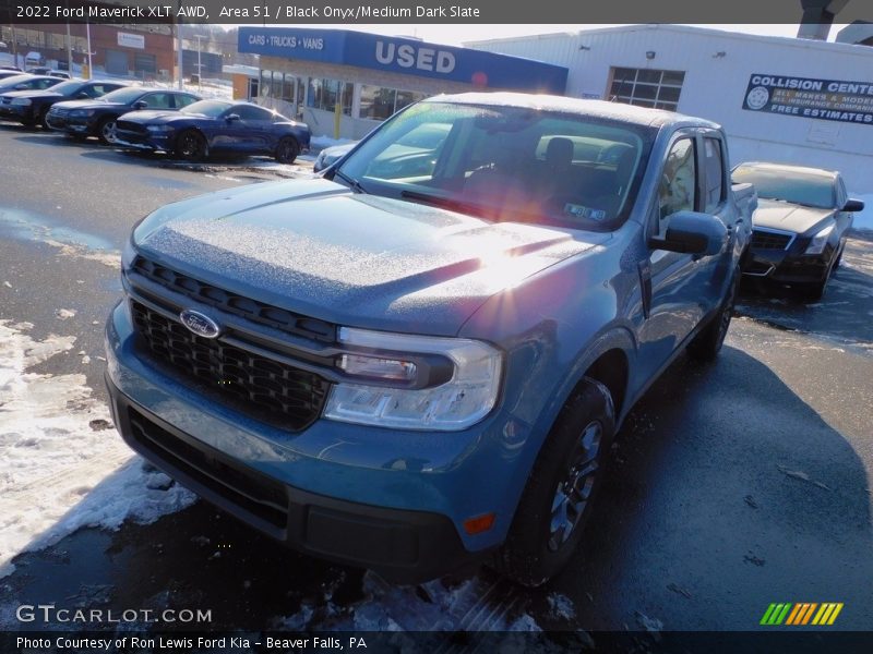 Area 51 / Black Onyx/Medium Dark Slate 2022 Ford Maverick XLT AWD
