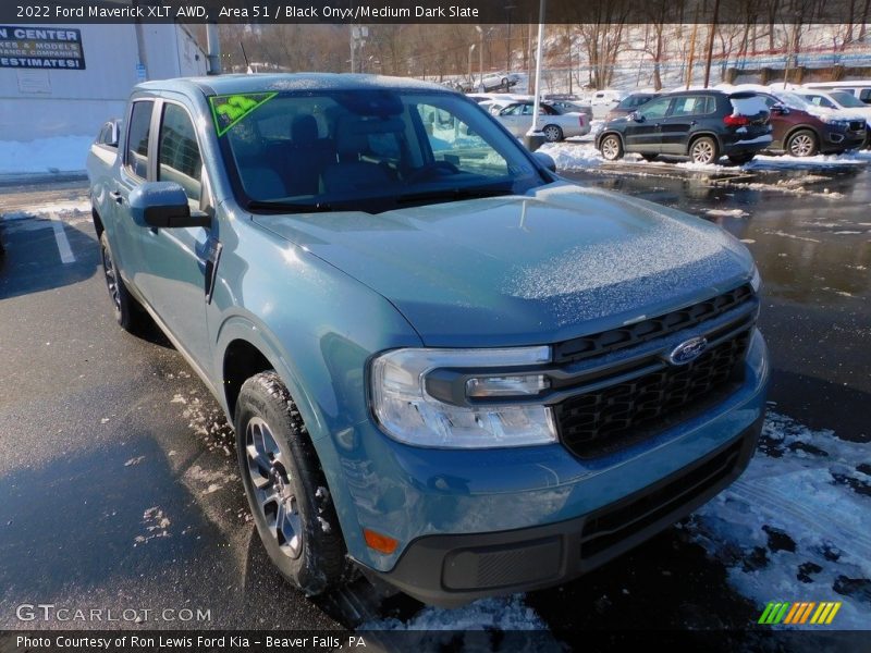 Area 51 / Black Onyx/Medium Dark Slate 2022 Ford Maverick XLT AWD
