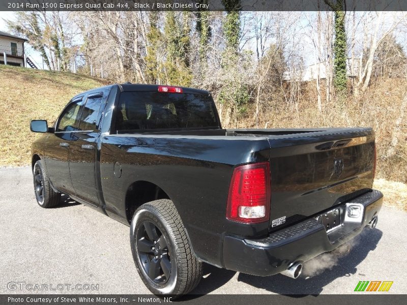 Black / Black/Diesel Gray 2014 Ram 1500 Express Quad Cab 4x4