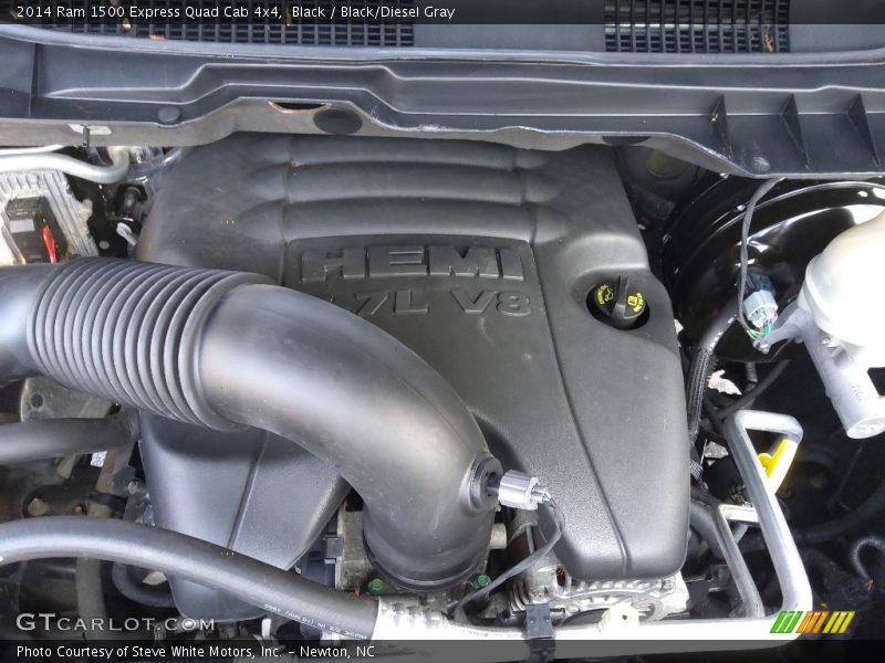 Black / Black/Diesel Gray 2014 Ram 1500 Express Quad Cab 4x4