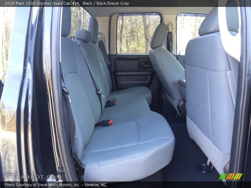 Black / Black/Diesel Gray 2014 Ram 1500 Express Quad Cab 4x4