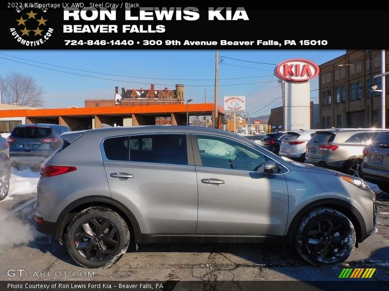 Steel Gray / Black 2022 Kia Sportage LX AWD