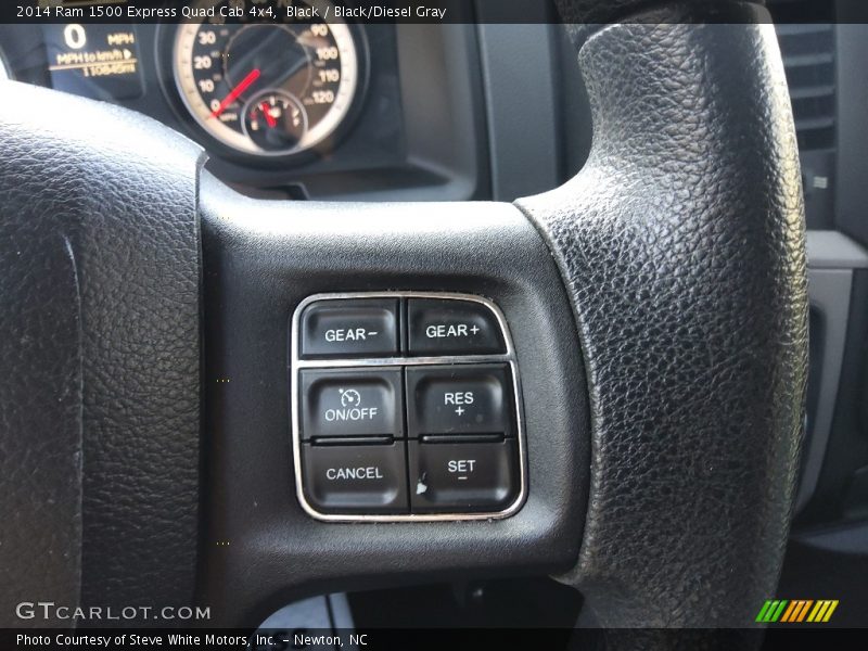 Black / Black/Diesel Gray 2014 Ram 1500 Express Quad Cab 4x4