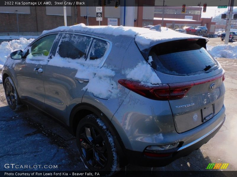 Steel Gray / Black 2022 Kia Sportage LX AWD