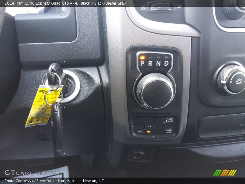 Black / Black/Diesel Gray 2014 Ram 1500 Express Quad Cab 4x4