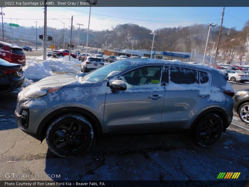 Steel Gray / Black 2022 Kia Sportage LX AWD