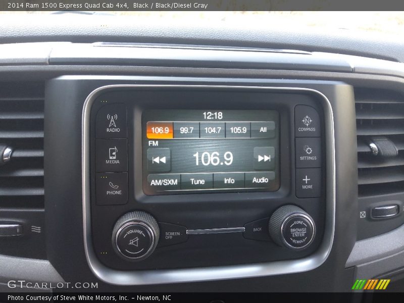 Black / Black/Diesel Gray 2014 Ram 1500 Express Quad Cab 4x4