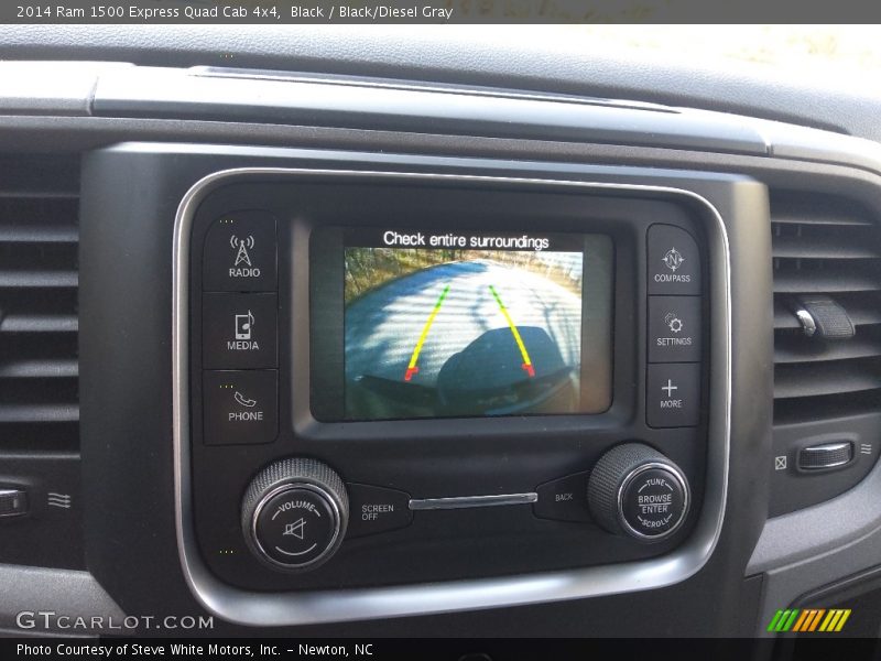 Black / Black/Diesel Gray 2014 Ram 1500 Express Quad Cab 4x4
