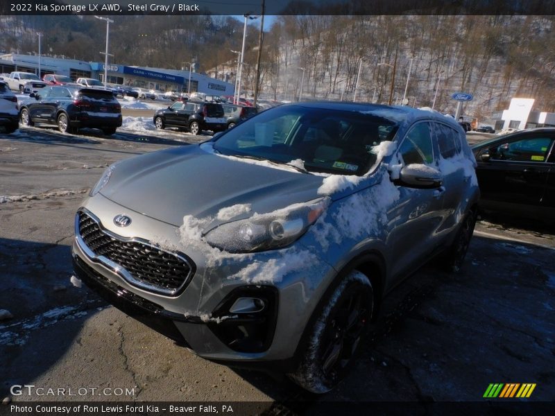 Steel Gray / Black 2022 Kia Sportage LX AWD