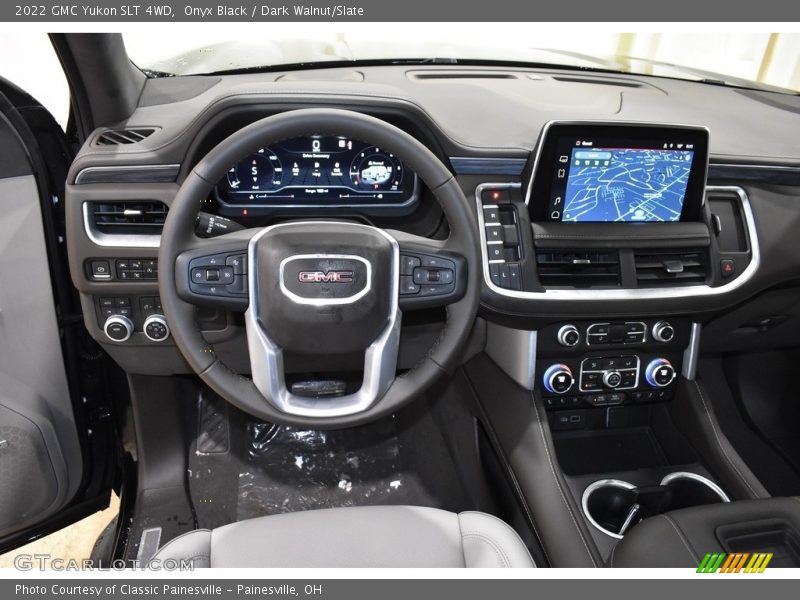 Onyx Black / Dark Walnut/Slate 2022 GMC Yukon SLT 4WD