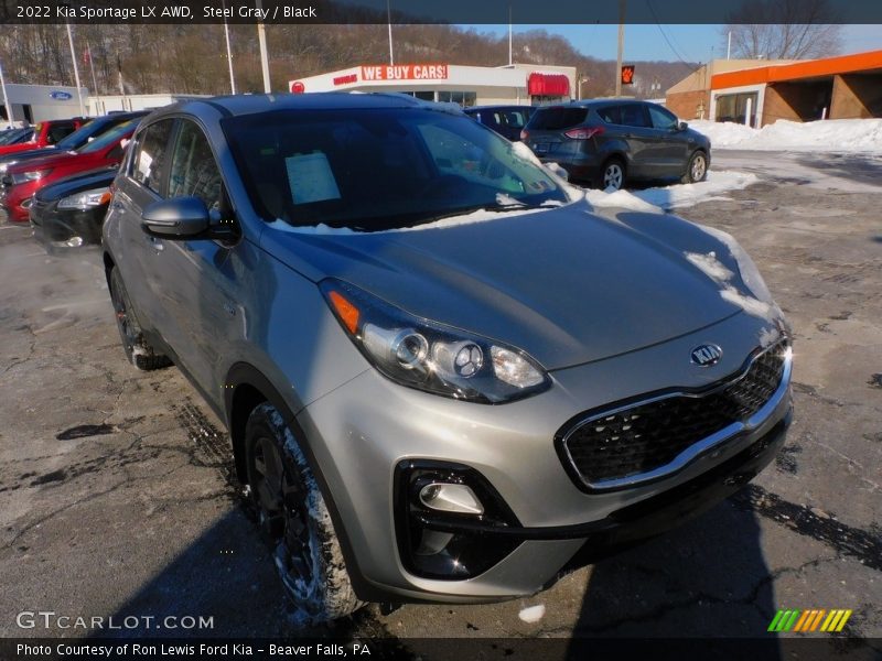 Steel Gray / Black 2022 Kia Sportage LX AWD