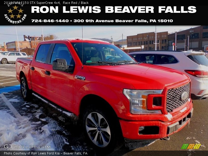 Race Red / Black 2019 Ford F150 STX SuperCrew 4x4
