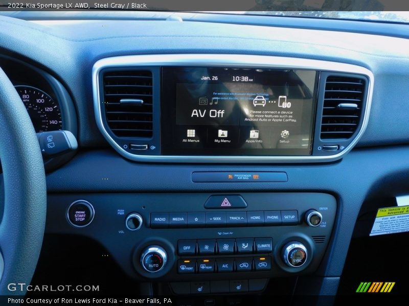 Steel Gray / Black 2022 Kia Sportage LX AWD