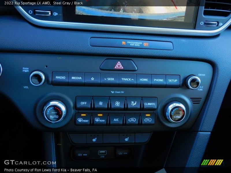 Steel Gray / Black 2022 Kia Sportage LX AWD