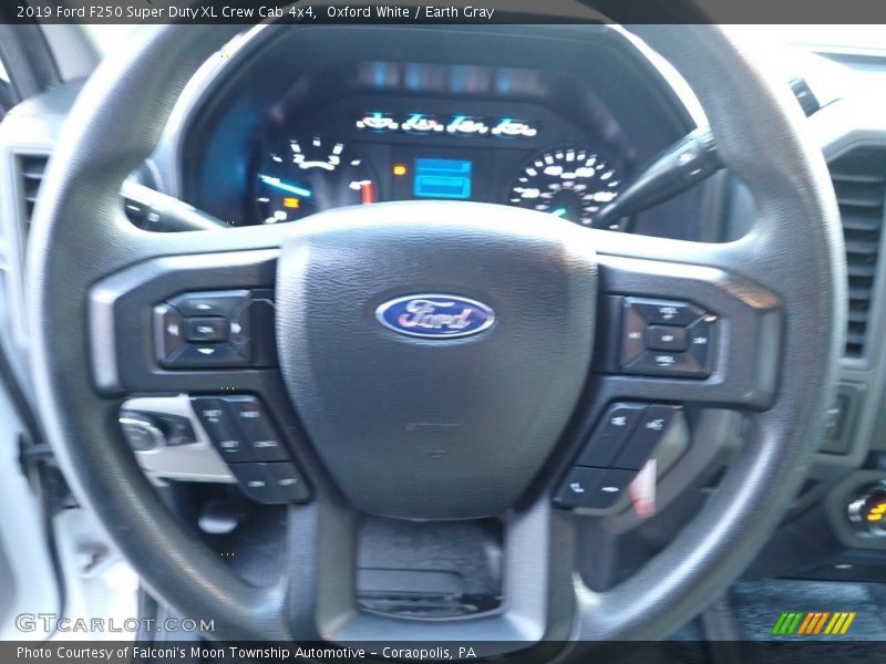 Oxford White / Earth Gray 2019 Ford F250 Super Duty XL Crew Cab 4x4