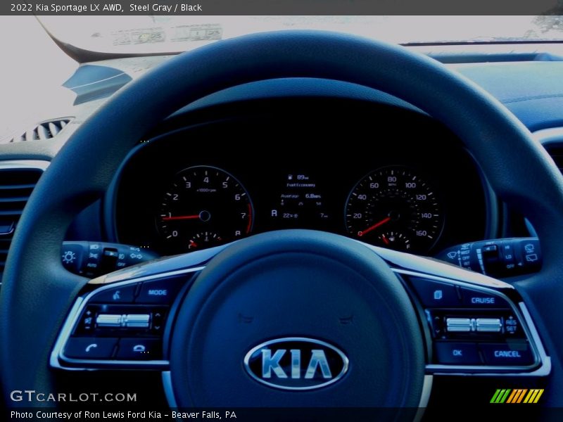 Steel Gray / Black 2022 Kia Sportage LX AWD