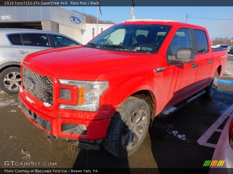 Race Red / Black 2019 Ford F150 STX SuperCrew 4x4