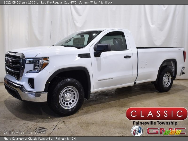 Summit White / Jet Black 2022 GMC Sierra 1500 Limited Pro Regular Cab 4WD