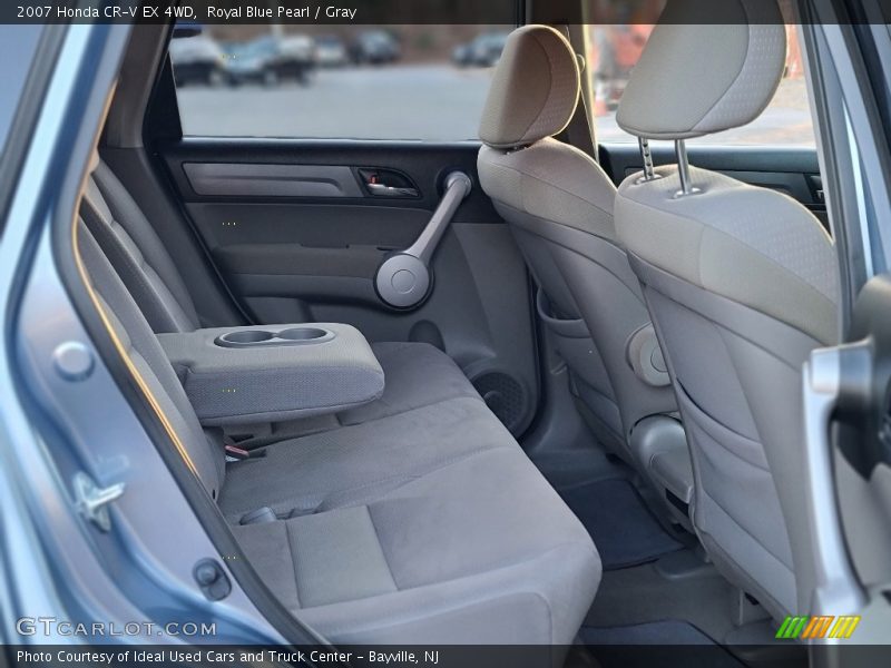 Royal Blue Pearl / Gray 2007 Honda CR-V EX 4WD