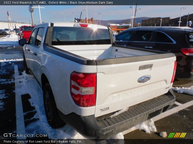 Oxford White / Black Onyx/Medium Dark Slate 2022 Ford Maverick XLT AWD