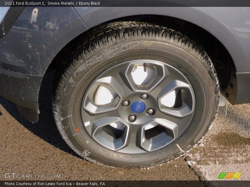 Smoke Metallic / Ebony Black 2021 Ford EcoSport S