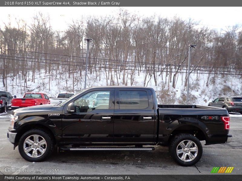 Shadow Black / Earth Gray 2018 Ford F150 XLT SuperCrew 4x4